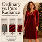 ✨ Velvet Elegance | Women's Criss-Cross V-Neck Midi Dress