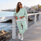 ✨ Two Looks in One | Women's Layered-Look Sweatshirt & Jogger Pants Set ⚡ Free Shipping