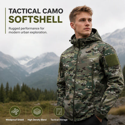 🌲 Tactical Camo, All-Weather Protection | Men's Outdoor Hooded Jacket ⚡ Free Shipping