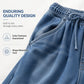 👖 Pull On & Go | Women's Elastic-Waist Relaxed Wide-Leg Jeans