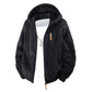 🧥 Corduroy Comfort, Cozy Coverage | Men's Hooded Fleece Zip Jacket ⚡ Free Shipping