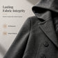 ❄️ Premium Winter Style | Women's Double-Breasted Hooded Coat ⚡ Free Shipping