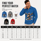 🫎 Outdoor Character | Men's Moose Print Long-Sleeve Collared Top