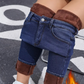 ❄️ Warm Denim Without the Bulk | Women's High-Stretch Plush-Lined Skinny Jeans