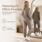 ✨ One Set, More Ways to Wear | Women's Oversized Shirt & Side-Stripe Jogger Pants Set