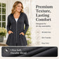 🧥 Easy Coverage, Everyday Comfort | Women's Mid-Length Zip-Up Hooded Jacket