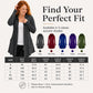 🧥 Easy Coverage, Everyday Comfort | Women's Mid-Length Zip-Up Hooded Jacket