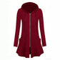 🧥 Easy Coverage, Everyday Comfort | Women's Mid-Length Zip-Up Hooded Jacket