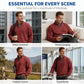 🧶 Waffle Comfort, Easy Layers | Men's Relaxed Half-Zip Sweatshirt