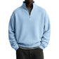 🧶 Waffle Comfort, Easy Layers | Men's Relaxed Half-Zip Sweatshirt