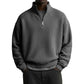 🧶 Waffle Comfort, Easy Layers | Men's Relaxed Half-Zip Sweatshirt
