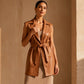 ✨ Sleek Layers, Modern Edge | Women's PU Leather Longline Vest Jacket