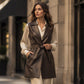 ✨ Sleek Layers, Modern Edge | Women's PU Leather Longline Vest Jacket
