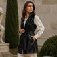 ✨ Sleek Layers, Modern Edge | Women's PU Leather Longline Vest Jacket