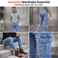 👖 More Pockets, More Flexibility | Men's Stretch Cargo Jeans with Ankle Zippers