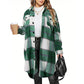 🧥 Classic Plaid, Easy Layers | Women's Long Lapel Coat