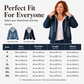 💙 Two Ways to Wear Denim | Women's Layered Hooded Denim Jacket