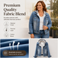 💙 Two Ways to Wear Denim | Women's Layered Hooded Denim Jacket