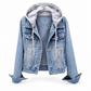 💙 Two Ways to Wear Denim | Women's Layered Hooded Denim Jacket