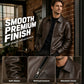 🧥 Refined Urban Style | Men's Smooth-Finish Leather-Look Jacket