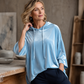 ✨ Velvet Comfort, Relaxed Style | Women's Drawstring Pullover Sweatshirt
