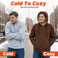 ☁️ Cozy Warmth, Easy Layers | Men's Plush-Lined Zip-Up Hoodie