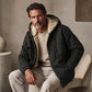 ☁️ Cozy Warmth, Easy Layers | Men's Plush-Lined Zip-Up Hoodie