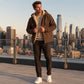☁️ Cozy Warmth, Easy Layers | Men's Plush-Lined Zip-Up Hoodie
