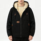 ☁️ Cozy Warmth, Easy Layers | Men's Plush-Lined Zip-Up Hoodie