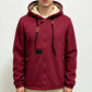 ☁️ Cozy Warmth, Easy Layers | Men's Plush-Lined Zip-Up Hoodie
