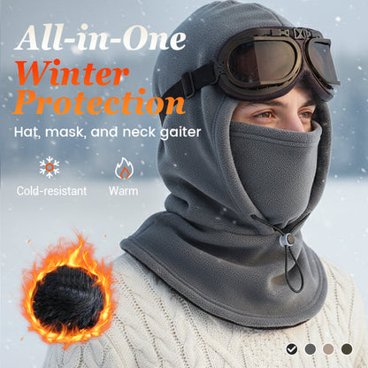 ❄️ All-in-One Winter Protection | Thermal Balaclava Face Mask with Drawstring