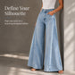 👖 Longer-Looking Legs | Women's High-Waisted Wide-Leg Jeans