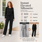 ✨ Pull On & Go | Women's Half-Button Sweatshirt & Sweatpants 2-Piece Set