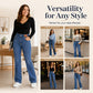 👖 Flattering Flare, Flexible Comfort | Women's High-Waist Stretch Jeans
