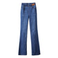 👖 Flattering Flare, Flexible Comfort | Women's High-Waist Stretch Jeans