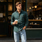 💙 Choose Your Pocket Style | Men's Cotton-Blend Denim Shirt