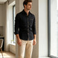 💙 Choose Your Pocket Style | Men's Cotton-Blend Denim Shirt