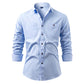 💙 Choose Your Pocket Style | Men's Cotton-Blend Denim Shirt