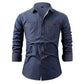 💙 Choose Your Pocket Style | Men's Cotton-Blend Denim Shirt