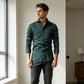 💙 Choose Your Pocket Style | Men's Cotton-Blend Denim Shirt