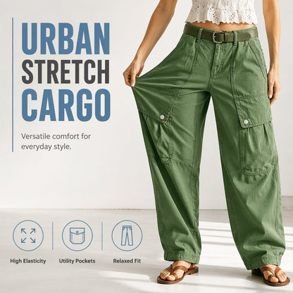 👖 More Pockets, More Freedom | Women's Stretch Cargo Pants