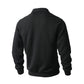 🧶 Cable-Knit Texture, Easy Comfort | Men's Half-Zip Lapel Sweater