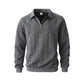 🧶 Cable-Knit Texture, Easy Comfort | Men's Half-Zip Lapel Sweater
