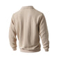 🧶 Cable-Knit Texture, Easy Comfort | Men's Half-Zip Lapel Sweater