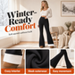 ❄️ Warmth Without the Bulk | Women's Plush-Lined High-Waist Flare Leggings
