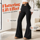 ❄️ Warmth Without the Bulk | Women's Plush-Lined High-Waist Flare Leggings