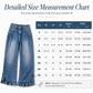 👖 Ruffled Hem, Flattering Flow | Women's Pleated-Waist Wide-Leg Jeans