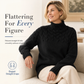 🧶 Cozy Cable-Knit Style | Turtleneck Pullover Sweater
