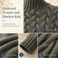 🧶 Cozy Cable-Knit Style | Turtleneck Pullover Sweater