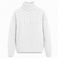 🧶 Cozy Cable-Knit Style | Turtleneck Pullover Sweater